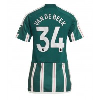 Manchester United Donny van de Beek #34 Auswärtstrikot Frauen 2023-24 Kurzarm